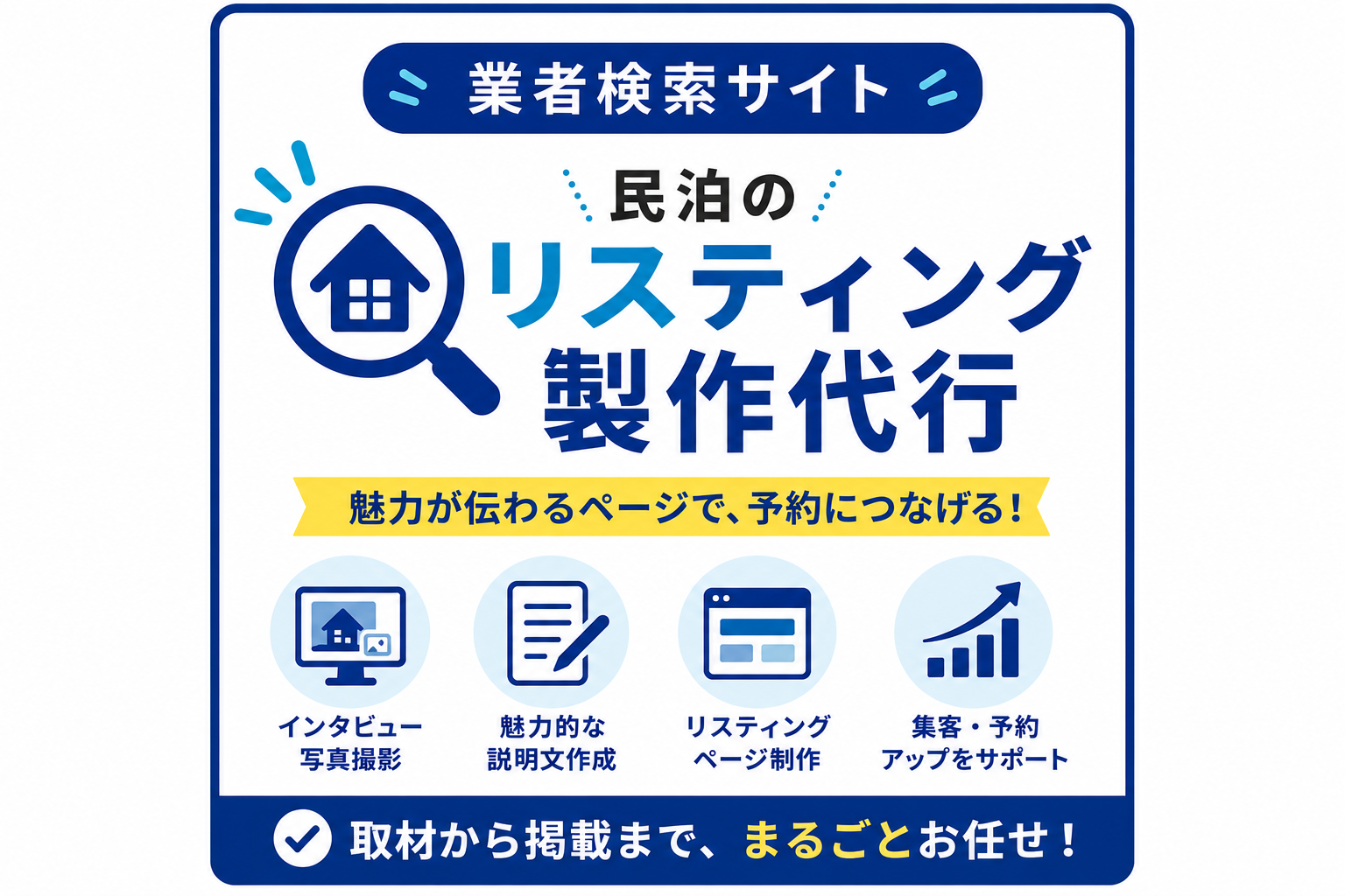 このサイトのリスティング製作代行します